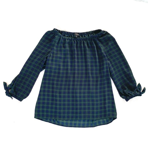 Talbots Tops - Talbots Black Watch Top